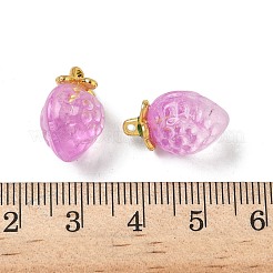 Transparent Glass Pendants&nbsp;GLAA-P072-03G-05