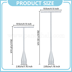 2 Sets 2 Styles Alloy T Bar Single Dangle Earring Display Stands&nbsp;EDIS-DR0001-13