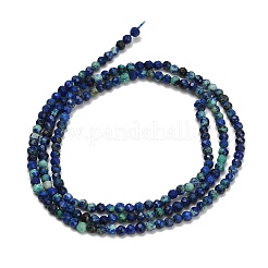 Natural Chrysocolla and Lapis Lazuli Beads Strands&nbsp;GG-CBA77FB-B05-2mm