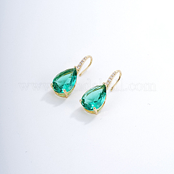 Brass Teardrop Dangle Earrings&nbsp;IY3481