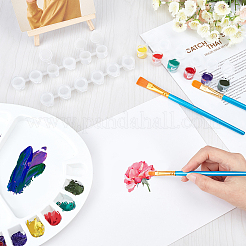 Plastic Paint Palettes with Thumb Hole&nbsp;DIY-GA0001-62