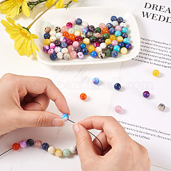 100Pcs 20 Style Natural Mixed Gemstone Beads&nbsp;G-KS0001-07