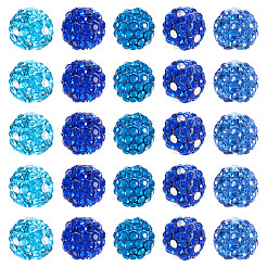 100Pcs 5 Styles Polymer Clay Rhinestone Beads&nbsp;RB-TA0001-22B