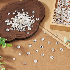 400Pcs 4 Styles Alloy Bead Caps&nbsp;FIND-TA0009-94S