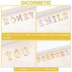52Pcs 2 Color Ion Plating(IP) 304 Stainless Steel Charms&nbsp;STAS-DC0005-78