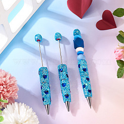 2Pcs Polymer Clay Rhinestones Ball-Point Pen&nbsp;OFST-TA0001-03F