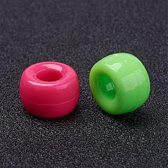 Opaque Acrylic European Large Hole Beads&nbsp;PL338