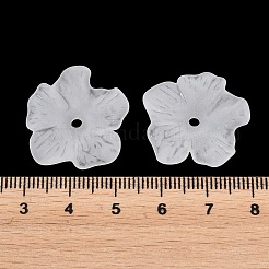 Frosted Opaque Acrylic Bead Cap&nbsp;OACR-K001-43
