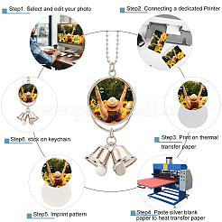 Christmas Theme Zinc Alloy Hanging Blank Big Pendants Decorations&nbsp;HJEW-WH0036-49