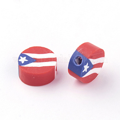 Handmade Polymer Clay Beads&nbsp;CLAY-R073-02