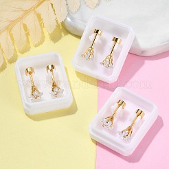 Star Glass Ear Fake Plugs&nbsp;EJEW-H105-23G-C