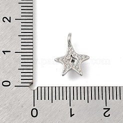 Brass Micro Pave Cubic Zirconia Enamel Pendants&nbsp;KK-L262-17P-01
