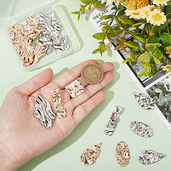 20Pcs 10 Style Brass Pendants&nbsp;FIND-BC0004-33
