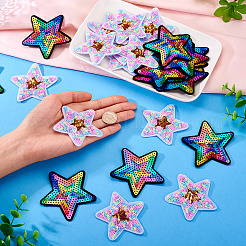 24Pcs 2 Colors Polyester Heat Transfer Vinyl Sheets&nbsp;PATC-TA0001-16