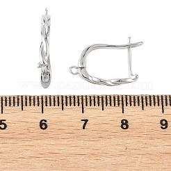 SHEGRACE Brass Hoop Earring Findings&nbsp;XGRQ79687-949P
