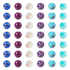 180Pcs 6 Styles Dyed Natural & Synthetic Imperial Jasper Beads Strands&nbsp;G-TA0002-41