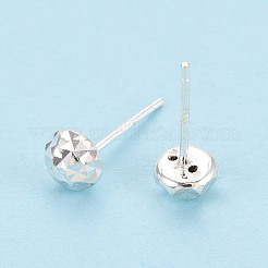 925 Sterling Silver Stud Earring Findings&nbsp;STER-N017-10S