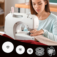 30Pcs Plastic Sew Embroidery Bobbin&nbsp;ODIS-FG0002-88