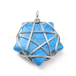Natural & Synthetic Gemstone Pendants&nbsp;G-D458-07P-RS