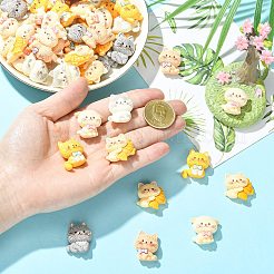 60Pcs Resin Cabochons&nbsp;RESI-CJZ0001-07