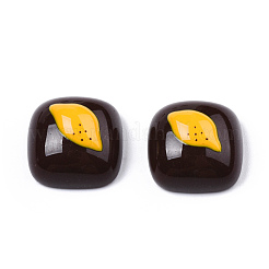 Opaque Resin Enamel Cabochons&nbsp;CRES-N031-035
