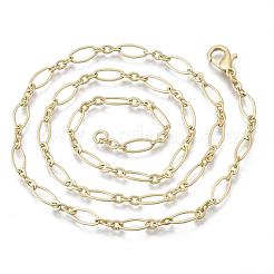 Brass Cable Chains Necklace Making&nbsp;MAK-S072-16A-MG