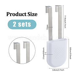 Stainless Steel & ABS Plastic Toilet Tank Cleaning Tablet Holder&nbsp;AJEW-WH0817-026