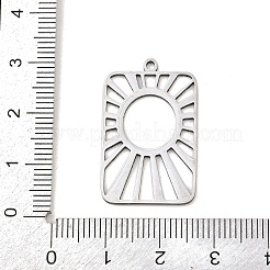 201 Stainless Steel Pendants&nbsp;STAS-I362-01P-04