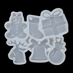 Christmas Bell/Sock/Reindeer DIY Silicone Pendant Molds&nbsp;LS-SIMO-H012-03