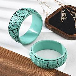 Chinese Style Cinnabar Bangles&nbsp;BJEW-U036-03