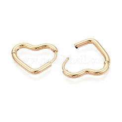 304 Stainless Steel Hoop Earrings&nbsp;STAS-T074-28G