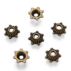 Tibetan Style Zinc Alloy Bead Caps&nbsp;X-MLF0514Y-01