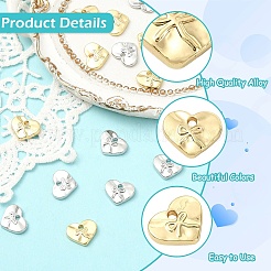 20Pcs 2 Colors Rack Plating Alloy Pendants&nbsp;FIND-YW0012-56