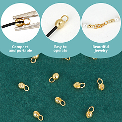 925 Sterling Silver Cord End&nbsp;DIY-BC0014-05C-G