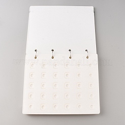 4 Pages Felt Shoe Charms Collection Binder Book&nbsp;ODIS-WH0030-49B