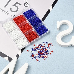 2220Pcs 9 Style Glass Seed Beads&nbsp;SEED-YW0001-28