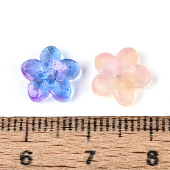 Baking Paint Transparent Glass Beads&nbsp;DGLA-T004-38M