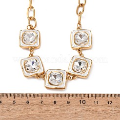 304 Stainless Steel Rhinestone Star Pendant Necklaces for Women&nbsp;NJEW-T021-03G