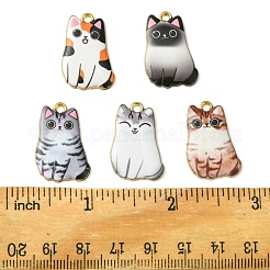 14Pcs 5 Styles Alloy Enamel Pendants&nbsp;ENAM-FS0001-95