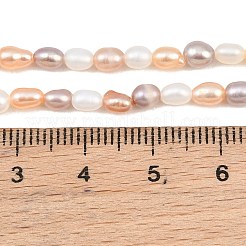 Three Color Natural Cultured Freshwater Pearl Beads Strands&nbsp;PA-CBAFEE8-11