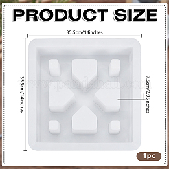 Plastic Block Mold DIY Casting Concrete Wall Decorative Brick Moulds&nbsp;SIMO-WH0002-06A