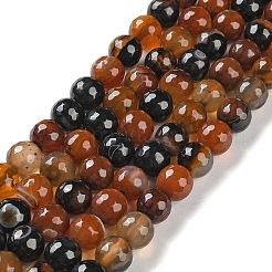Natural Agate Beads Strands&nbsp;G-M437-B01-01O