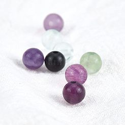 200Pcs Natural Fluorite Beads Strands&nbsp;G-OC0002-69A