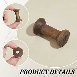 30Pcs Wooden Bobbins&nbsp;SENE-UN0001-02C
