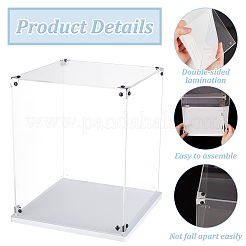Transparent Acrylic Minifigures Display Case&nbsp;ODIS-WH0043-92A