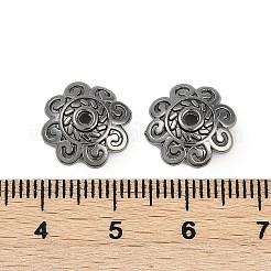 Tibetan Style Bead Caps&nbsp;TIBEB-00955-B-RS