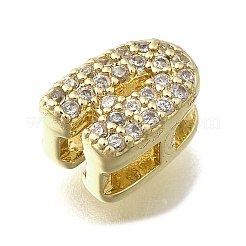 Brass Micro Pave Cubic Zirconia Multi-Strand Links&nbsp;KK-D295-32G