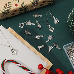 156Pcs 13 Styles Tibetan Style Alloy Pendants&nbsp;FIND-CA0011-19