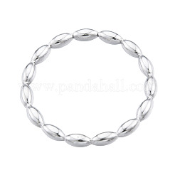 Non-Tarnish 201 Stainless Steel Rice Wrap Finger Ring for Men Women&nbsp;RJEW-N038-132P