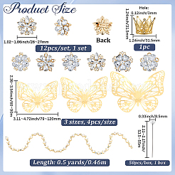 DIY Flower Bouquet Decoration Kits&nbsp;DIY-SP0006-58G